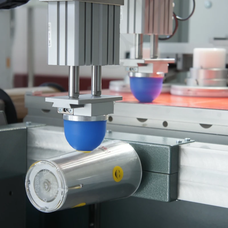 The ink transfer time in pad printing